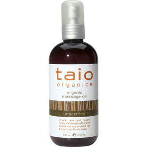 Taio Organic Unscented Massage Oil 8oz.